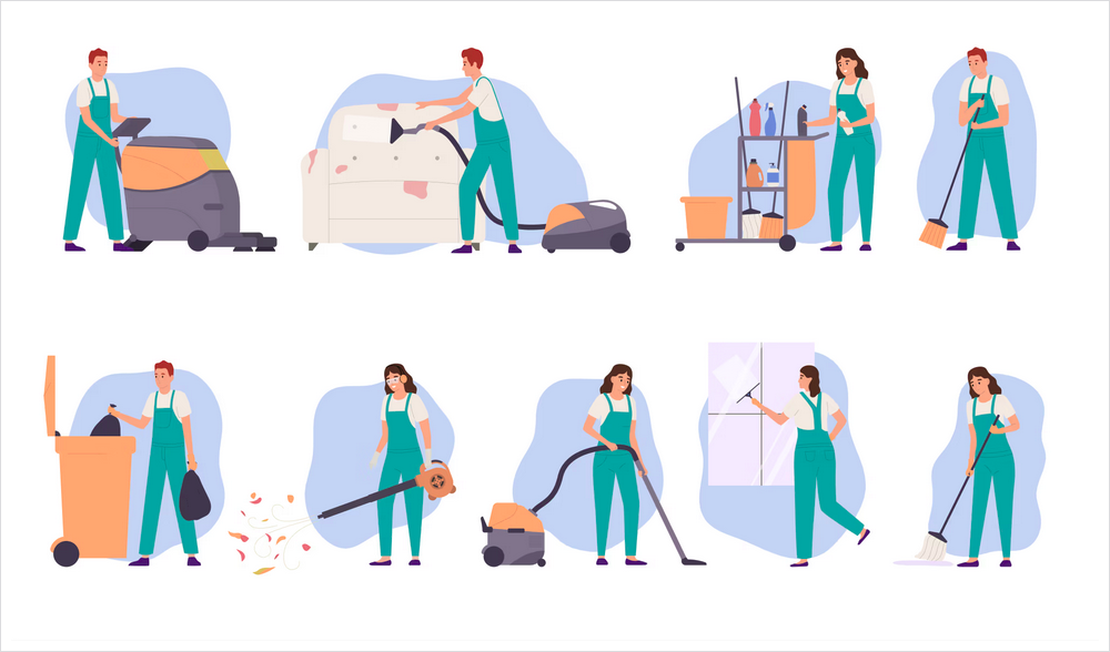 Screenshot 2025-03-27 at 14-46-07 Cleaning service set Royalty Free Vector Image
